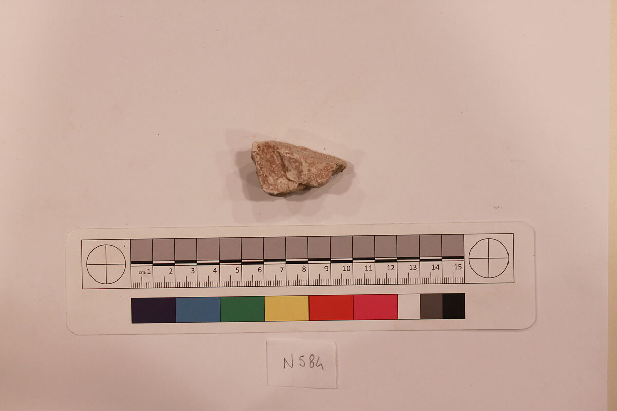 Stucco Fragment, Stucco; carved