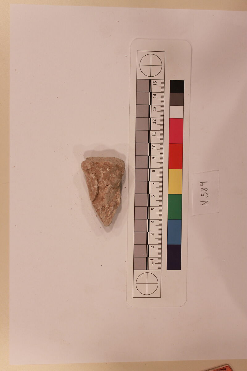 Stucco Fragment, Stucco; carved, painted (?)