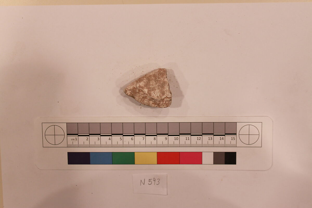 Stucco Fragment, Stucco; carved