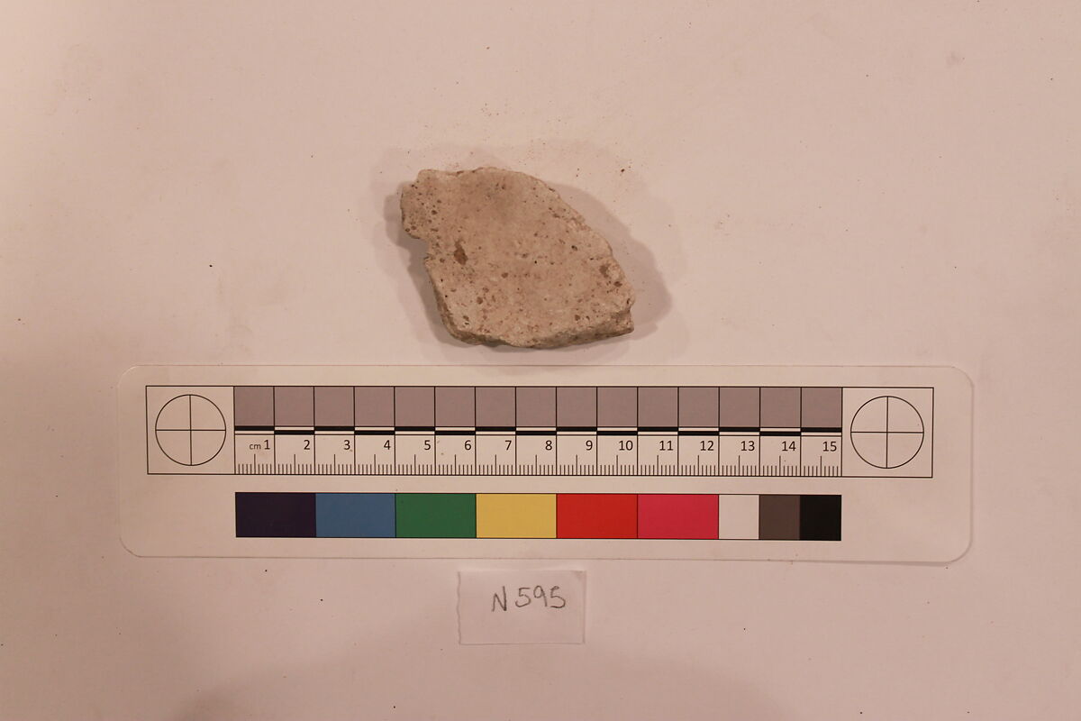Stucco Fragment, Stucco; carved