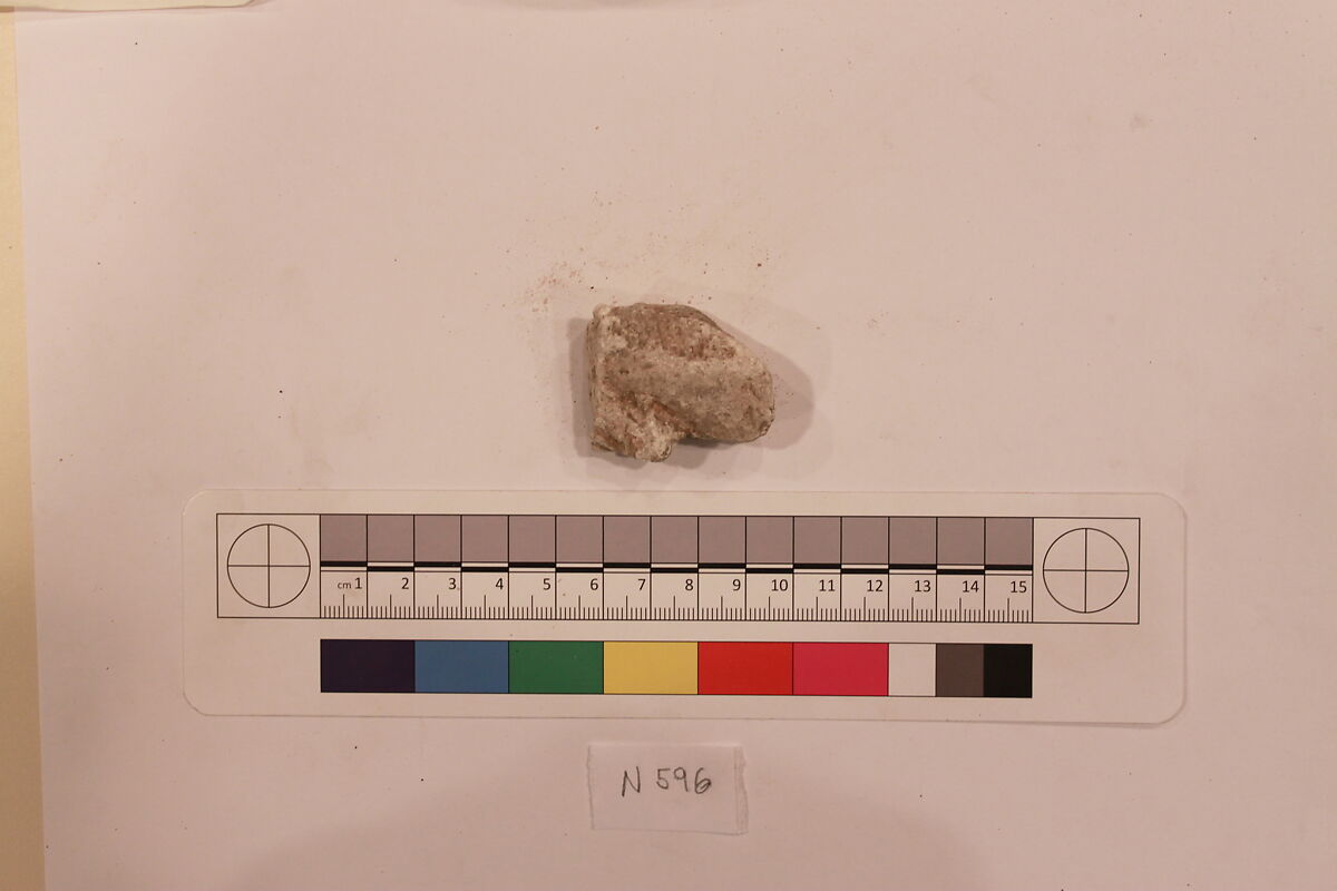 Stucco Fragment, Stucco; carved