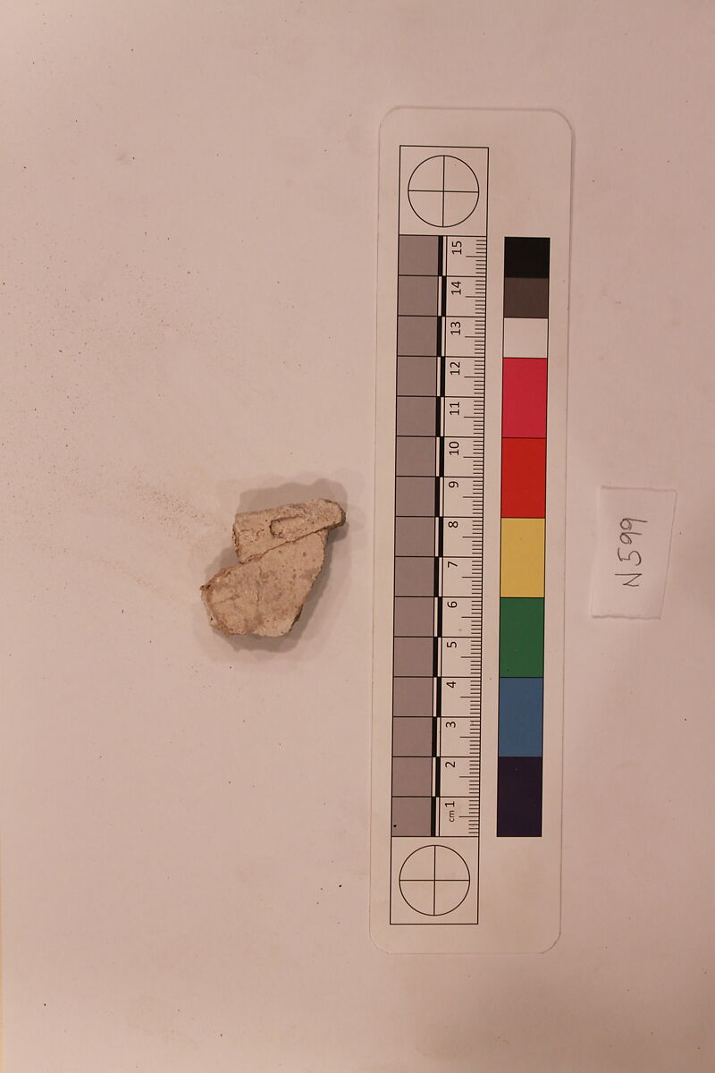 Stucco Fragment, Stucco; carved