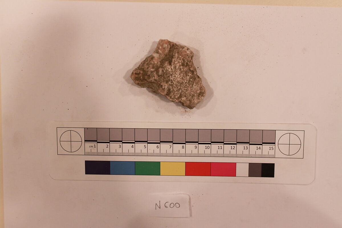 Stucco Fragment, Stucco; carved