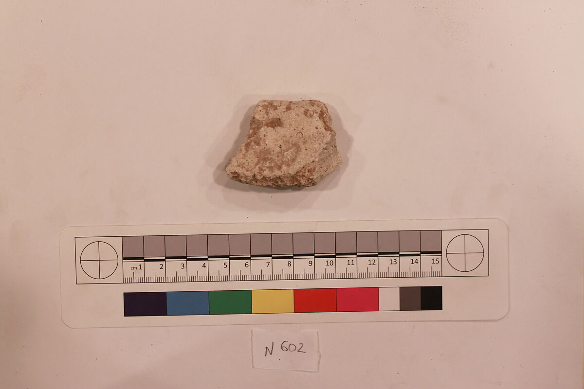 Stucco Fragment, Stucco; carved