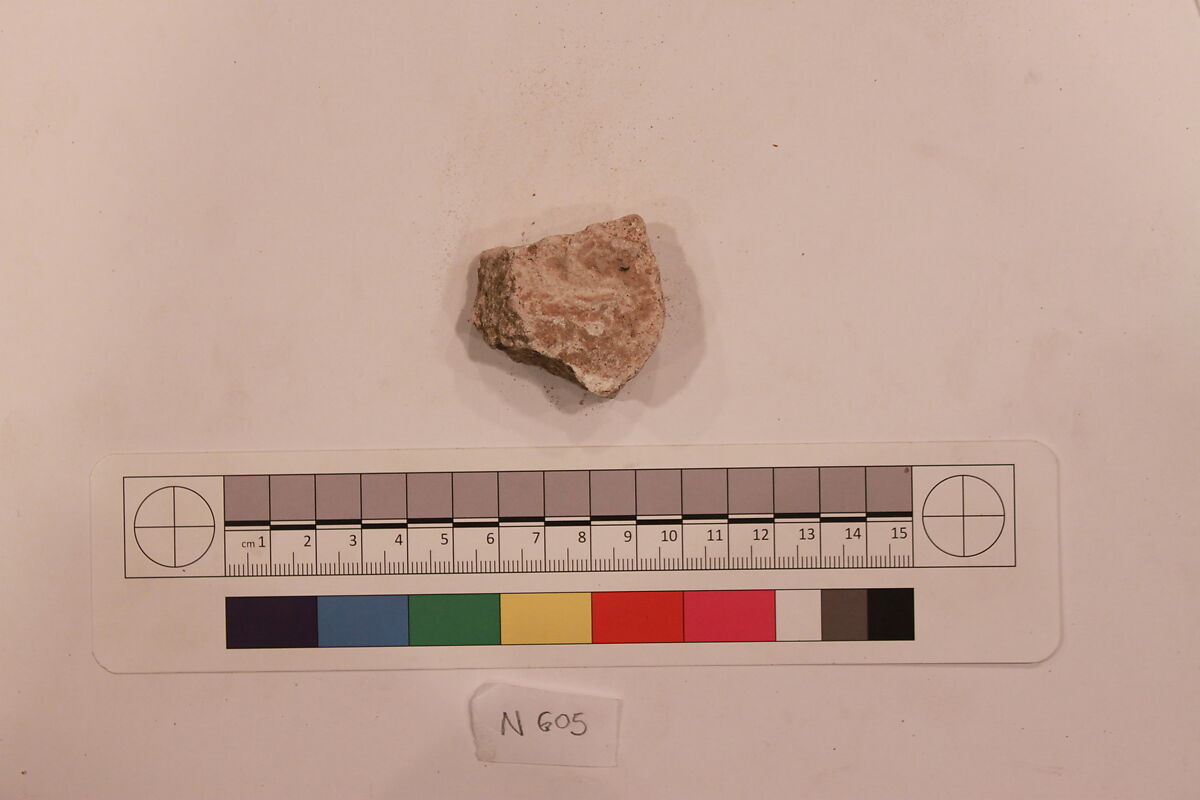 Stucco Fragment, Stucco; carved