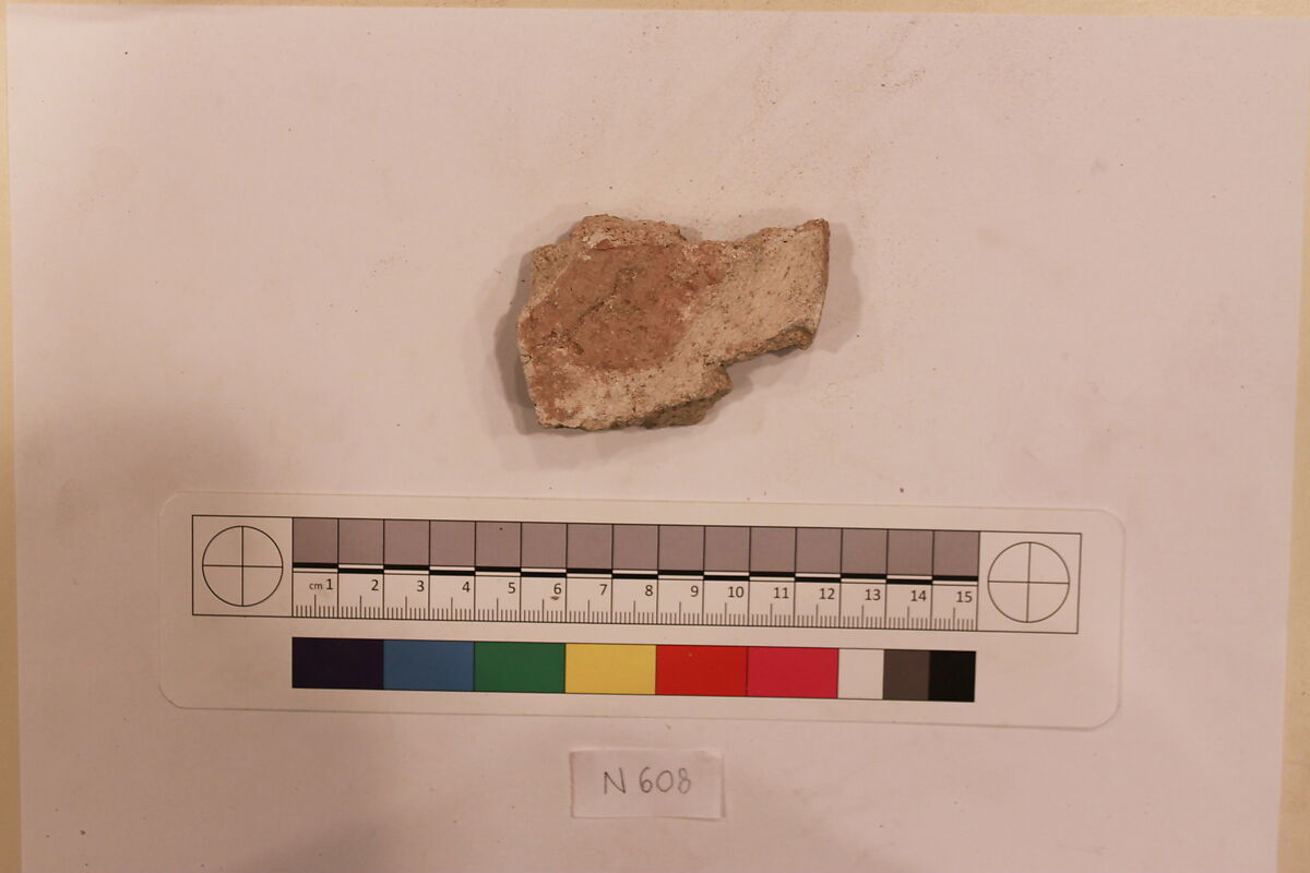 Stucco Fragment, Stucco; carved