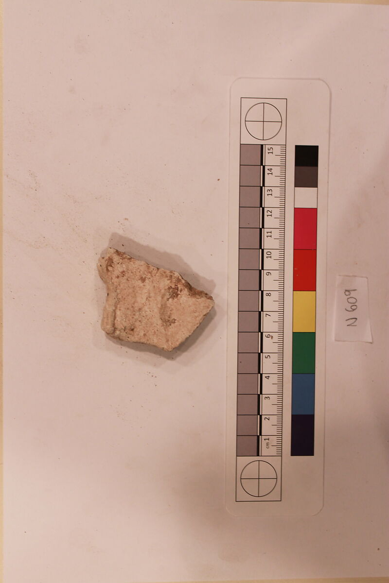 Stucco Fragment, Stucco; carved