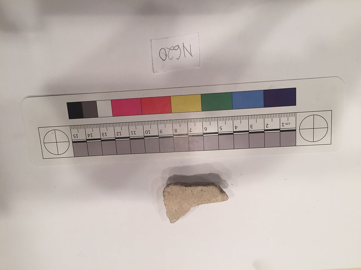 Stucco Fragment, Stucco; carved