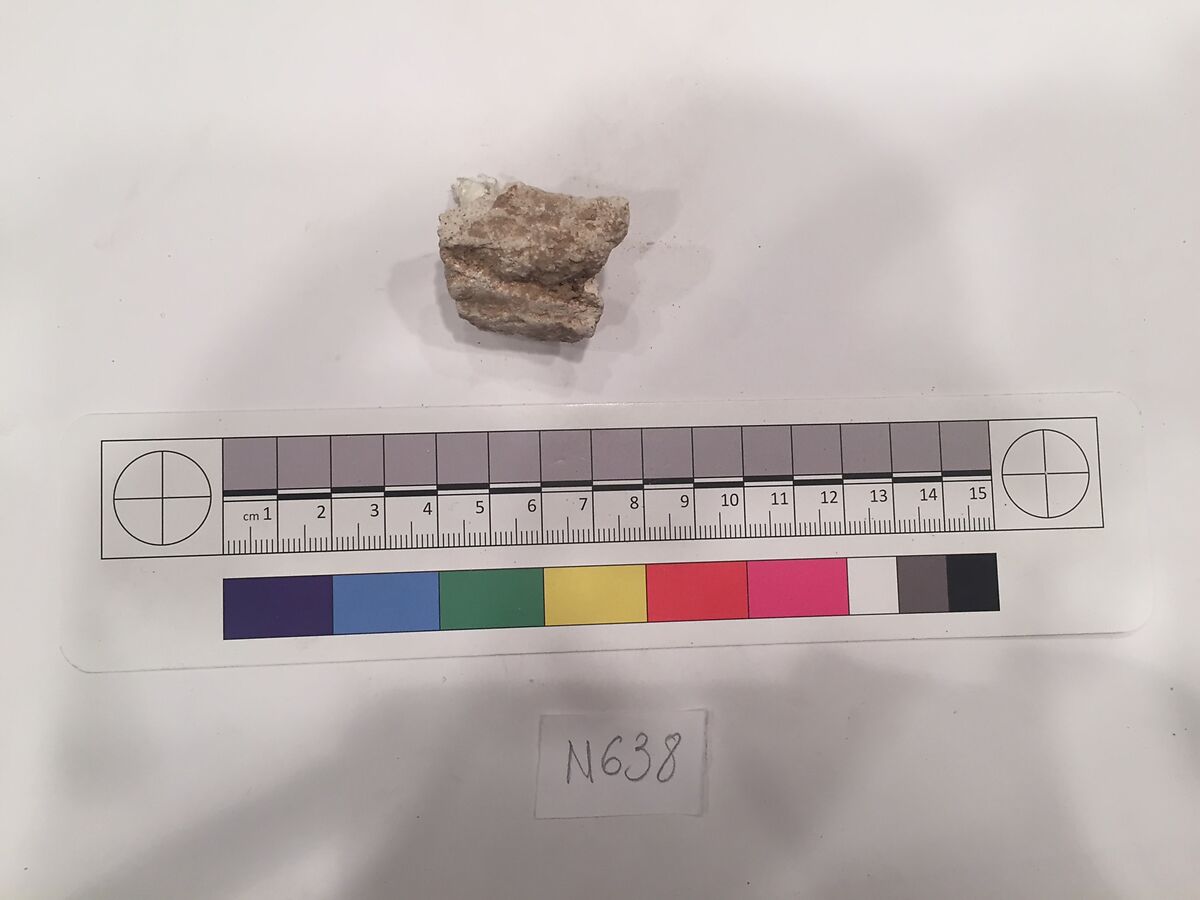 Stucco Fragment, Stucco; carved
