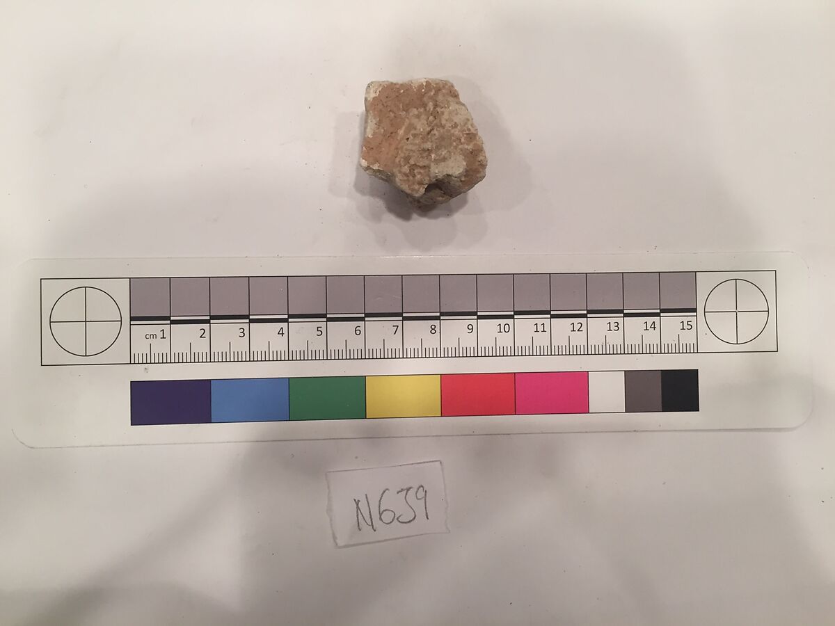 Stucco Fragment, Stucco; carved