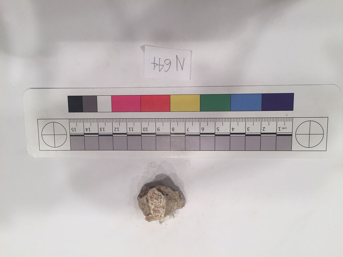 Stucco Fragment, Stucco; carved