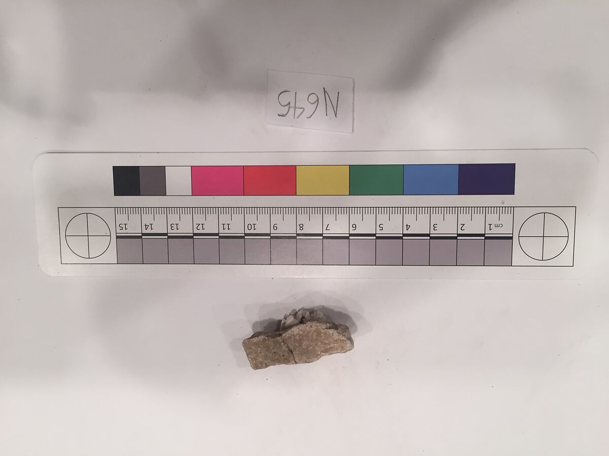 Stucco Fragment, Stucco; carved