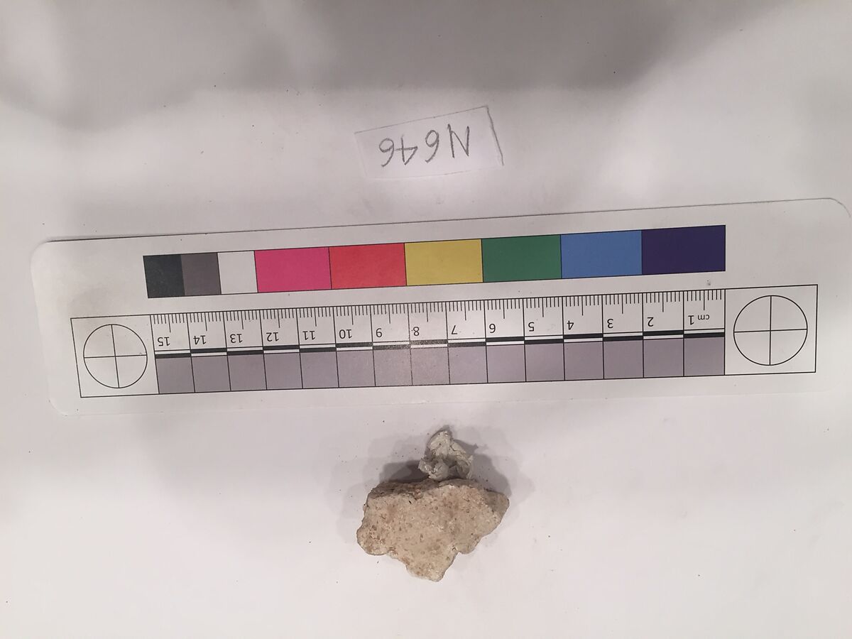 Stucco Fragment, Stucco; carved