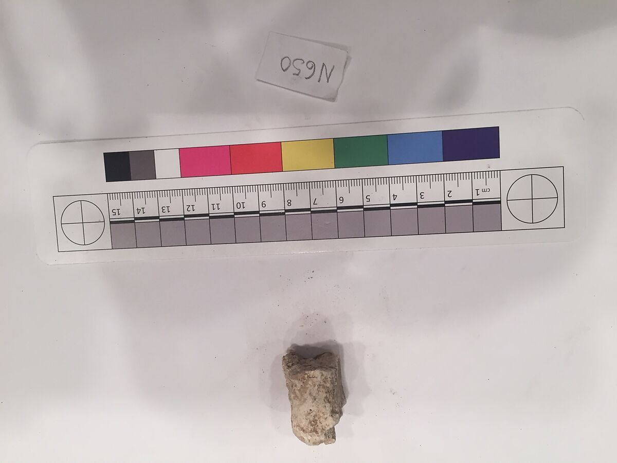 Stucco Fragment, Stucco; carved