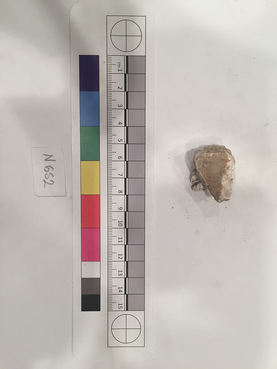 Stucco Fragment, Stucco; carved