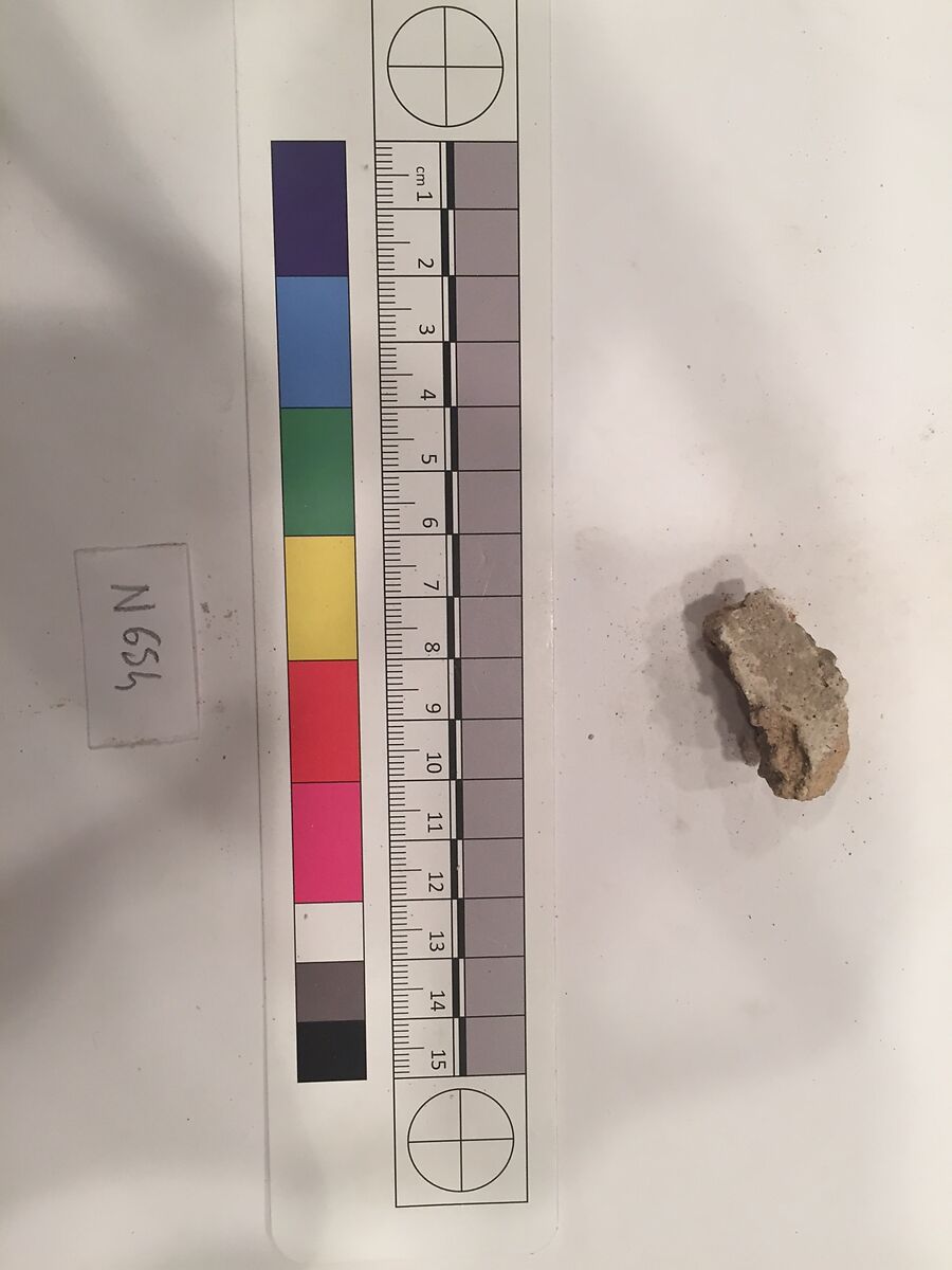Stucco Fragment, Stucco; carved