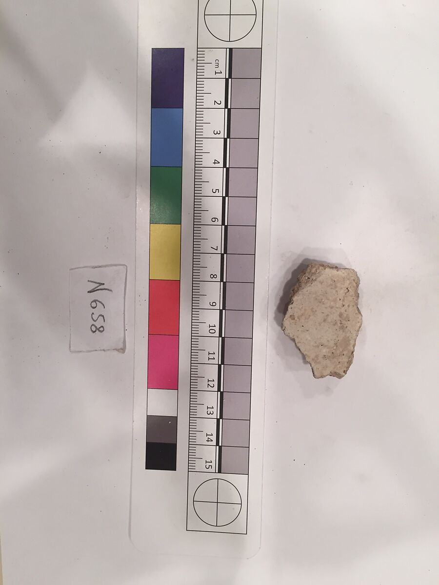 Stucco Fragment, Stucco; carved