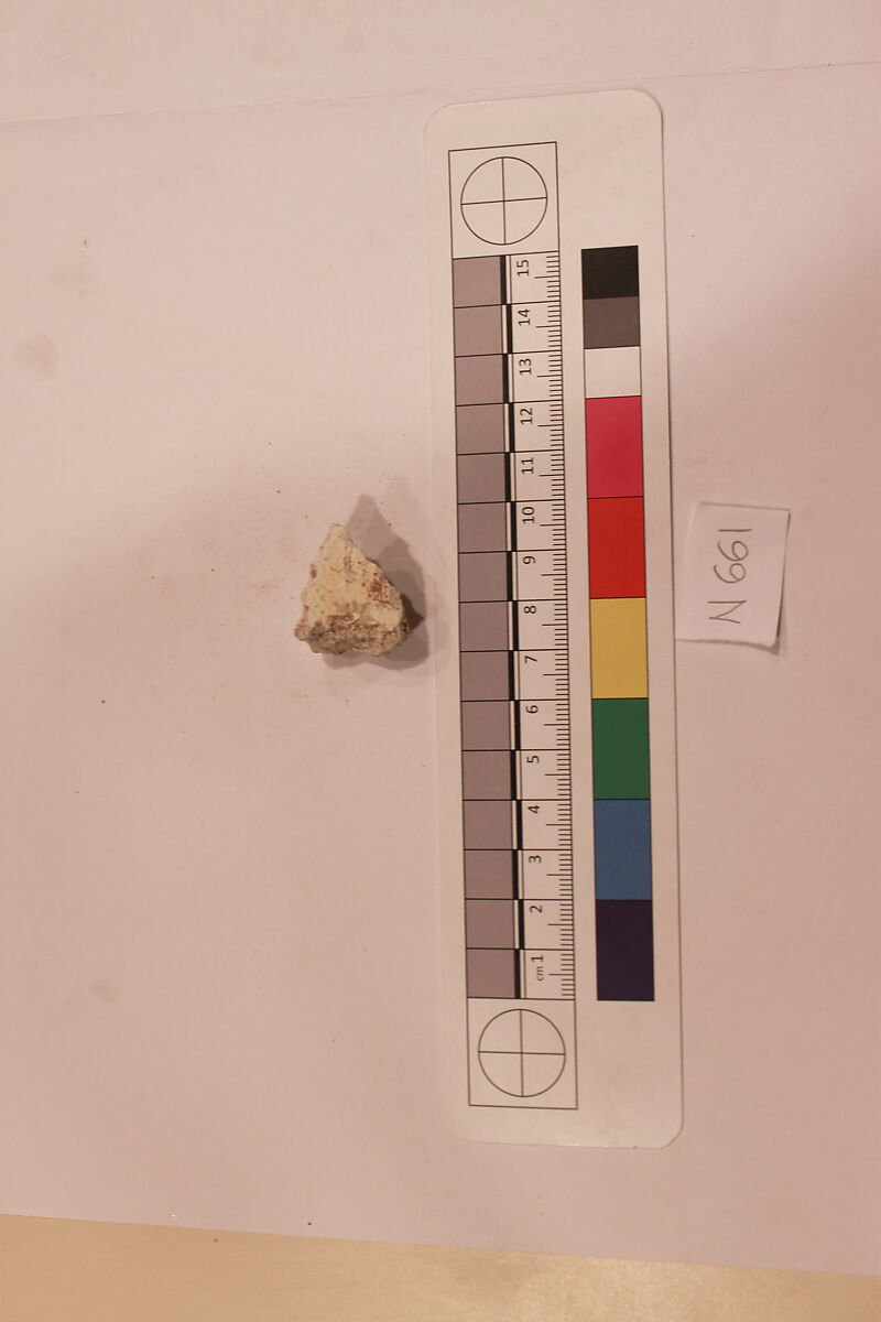 Stucco Fragment, Stucco; carved