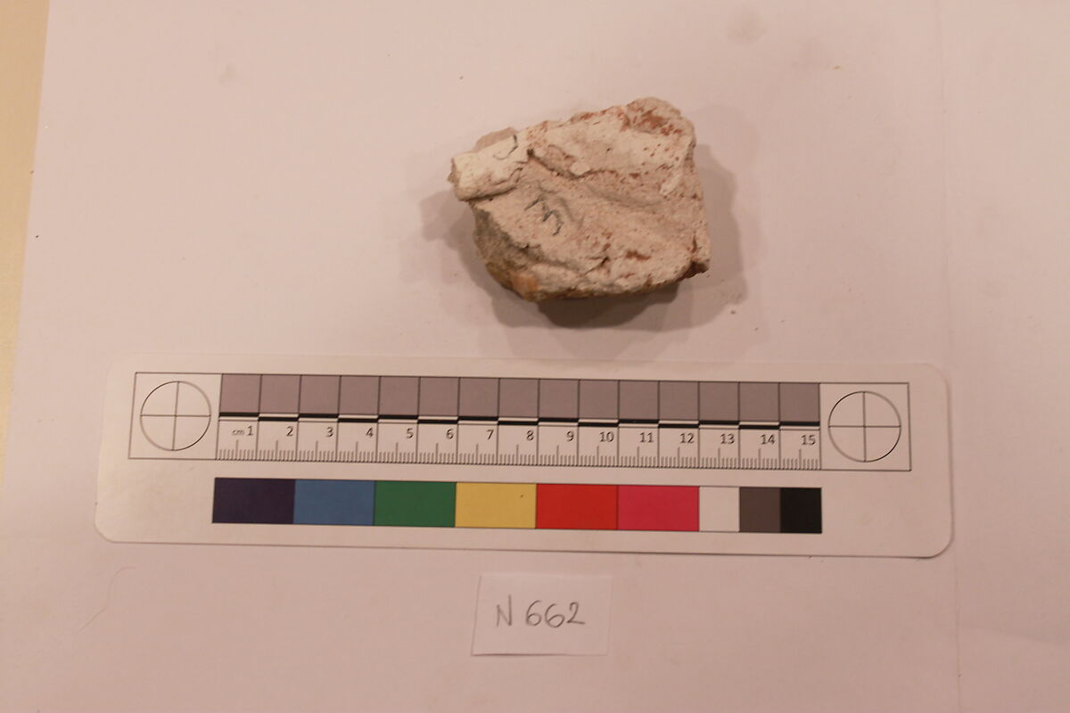 Stucco Fragment, Stucco; carved