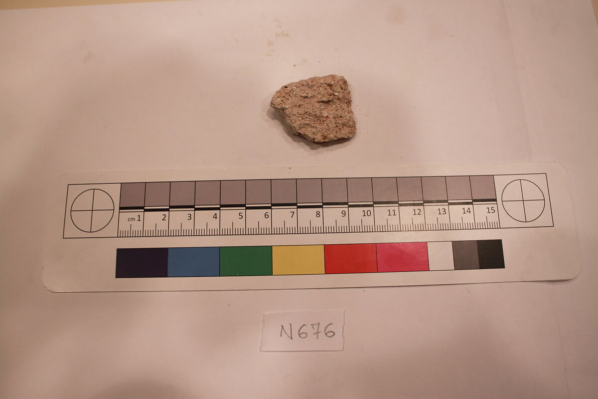 Stucco Fragment, Stucco; carved