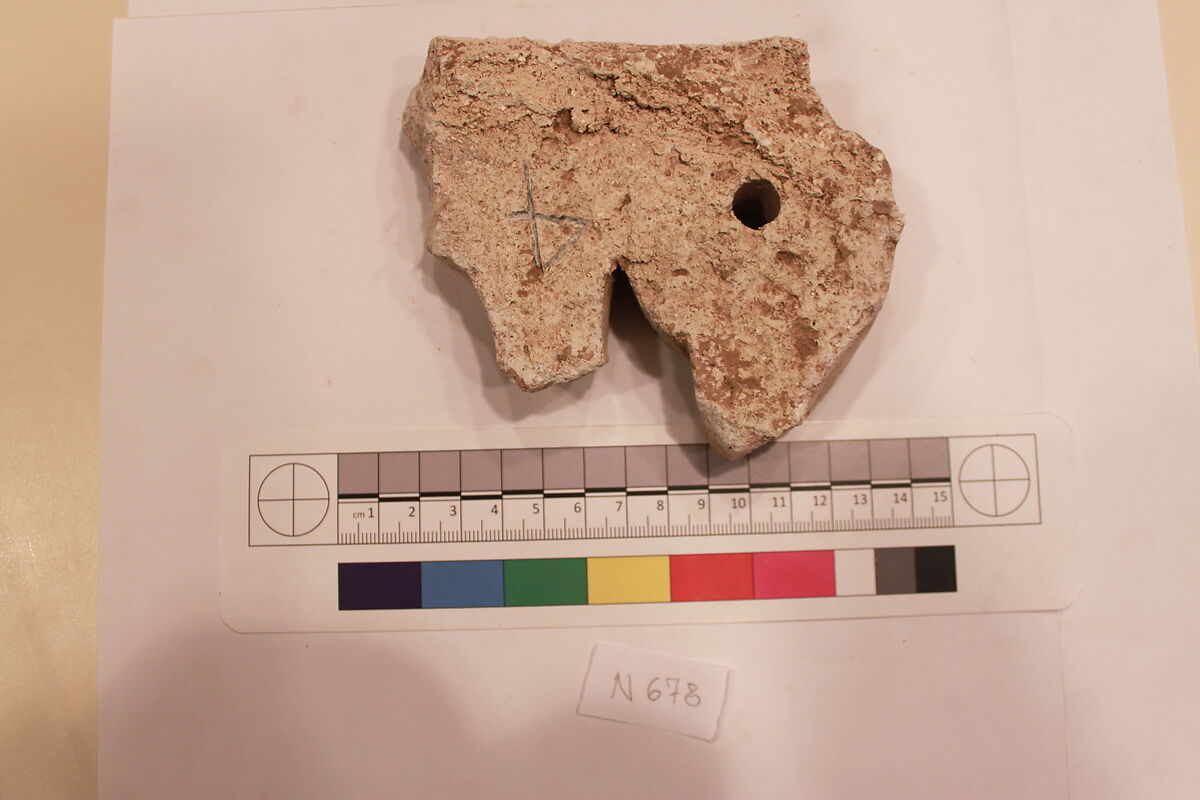 Stucco Fragment, Stucco; carved