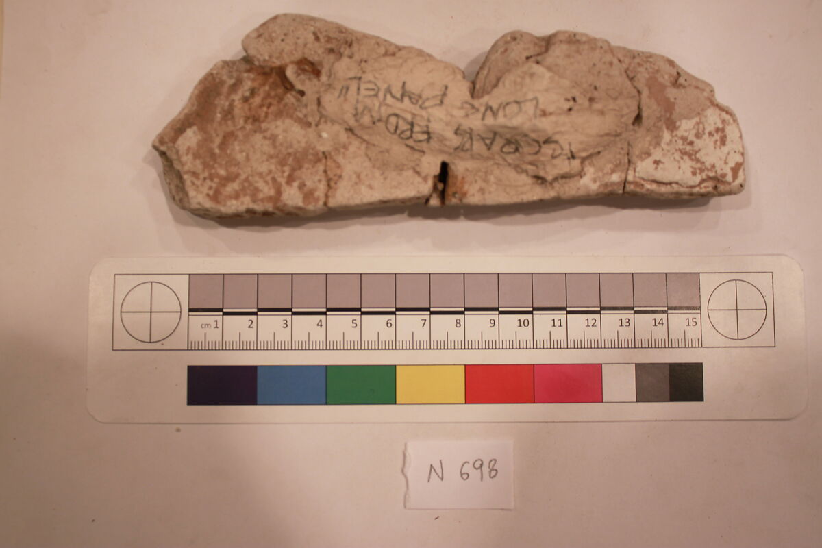 Stucco Fragment, Stucco; carved