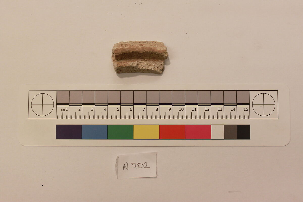 Stucco Fragment, Stucco; carved, painted (?) 