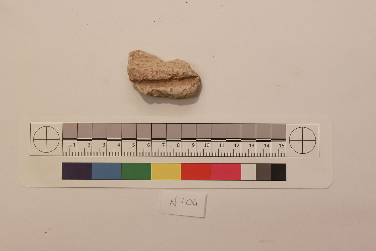 Stucco Fragment, Stucco; carved, painted (?) 