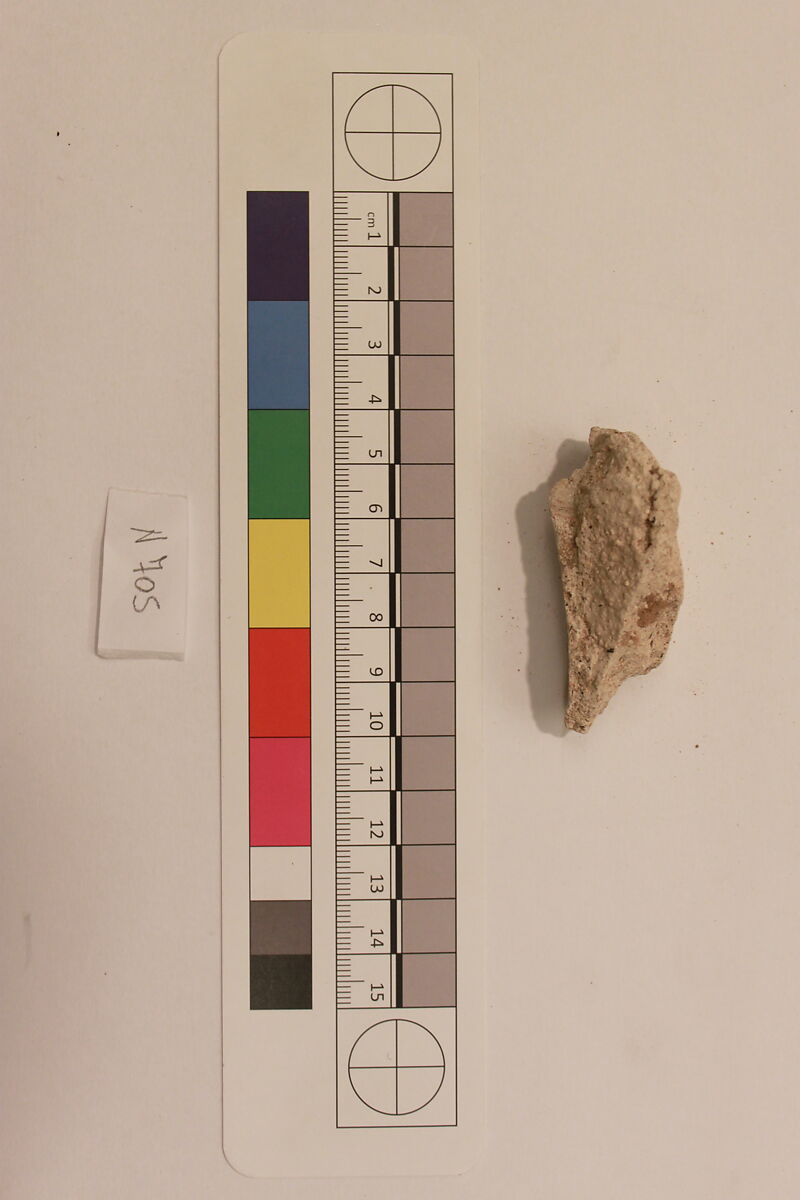Stucco Fragment, Stucco; carved