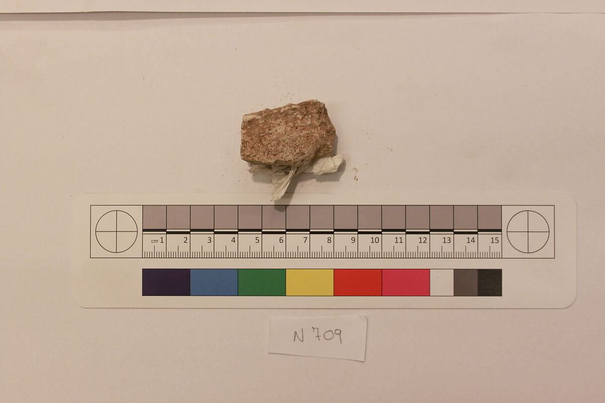 Stucco Fragment, Stucco; carved