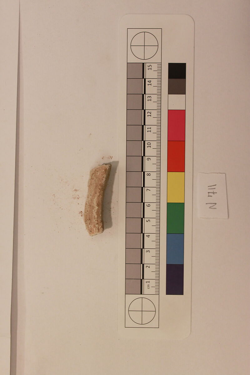 Stucco Fragment, Stucco; carved, painted (?) 