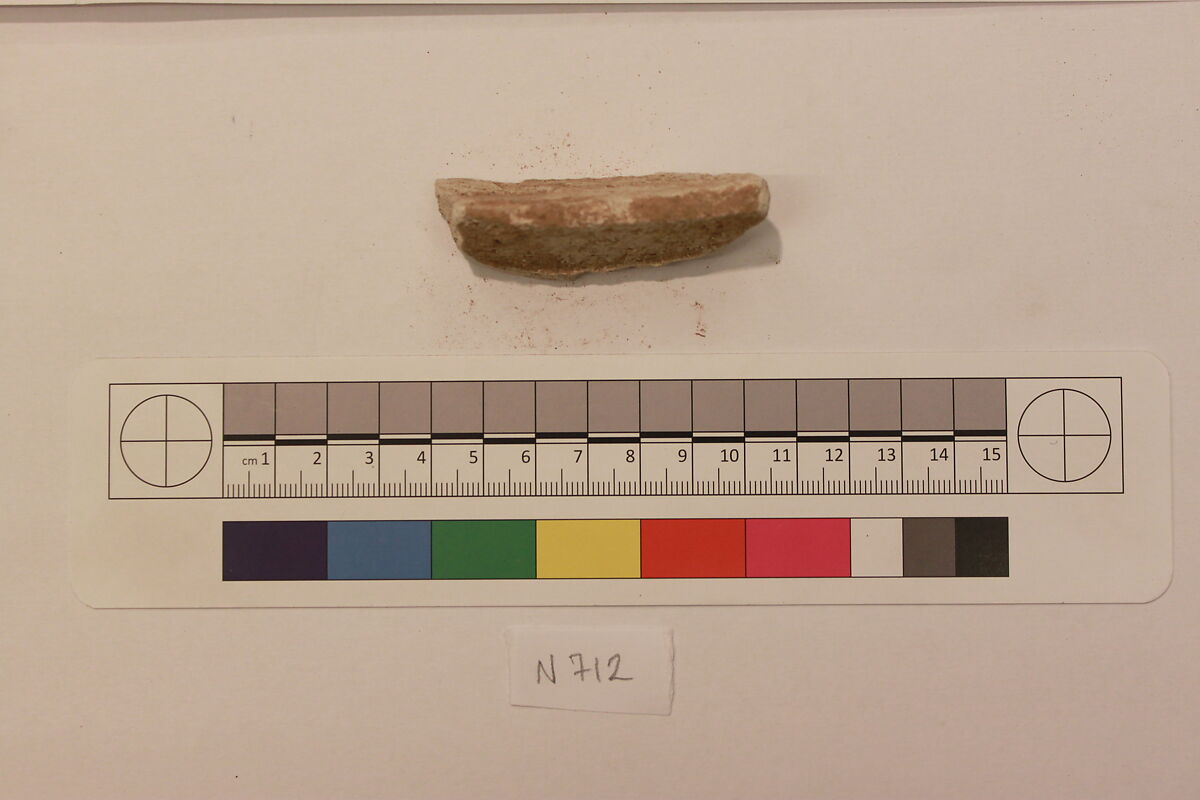 Stucco Fragment, Stucco; carved, painted (?) 