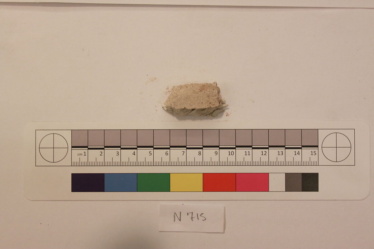 Stucco Fragment, Stucco; carved, painted (?)