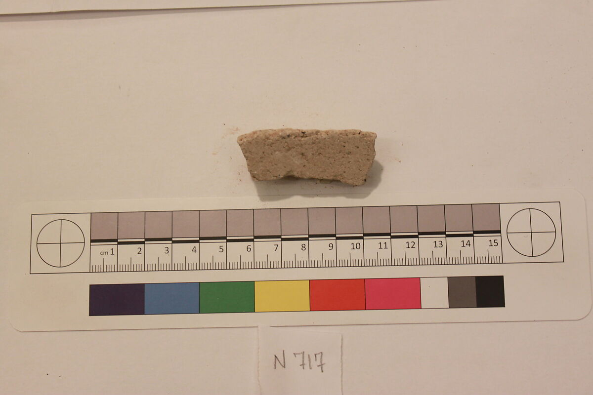 Stucco Fragment, Stucco; carved, painted (?)