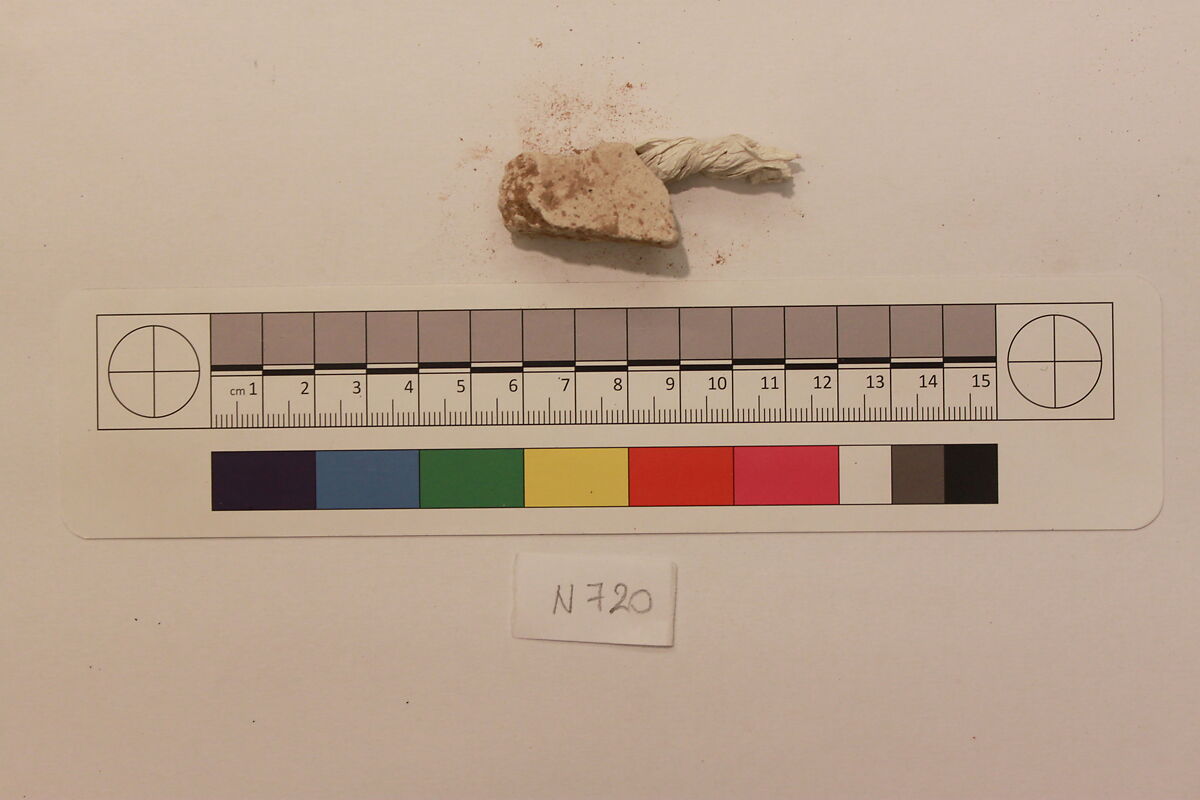 Stucco Fragment, Stucco; carved, painted (?)