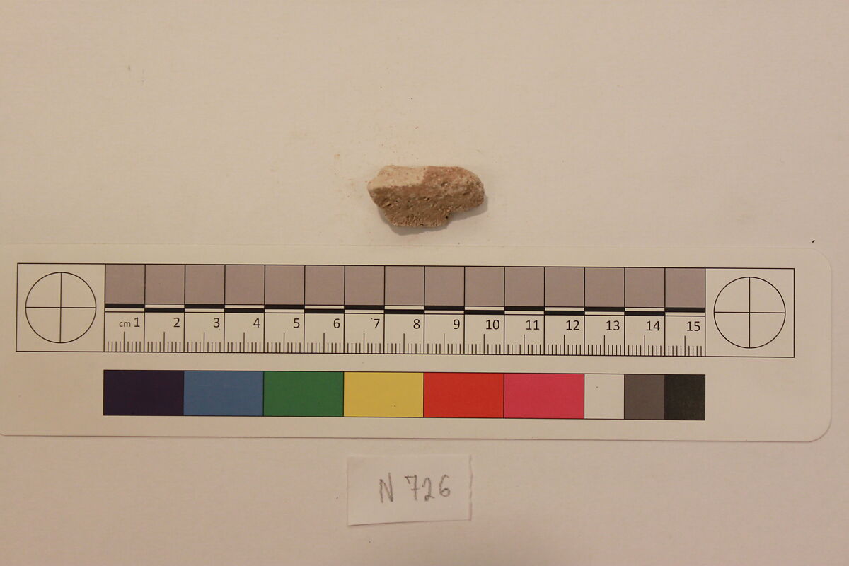 Stucco Fragment, Stucco; carved, painted (?) 