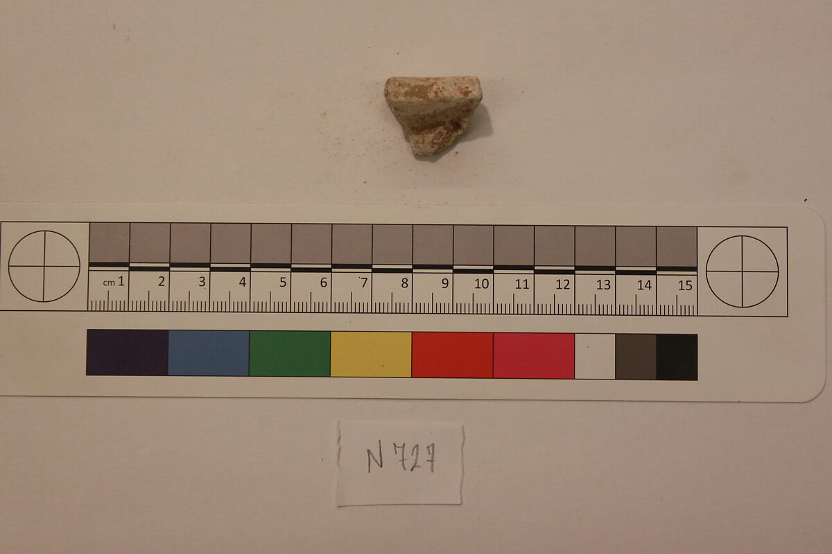 Stucco Fragment, Stucco; carved, painted (?) 