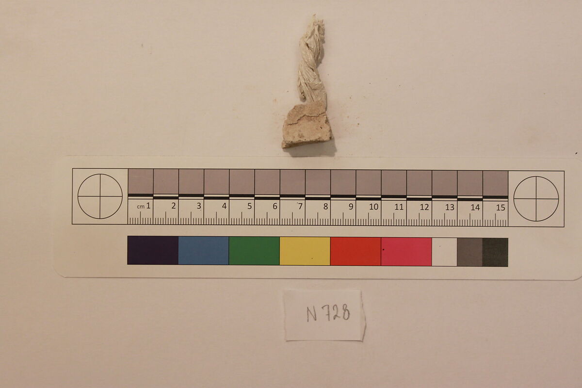 Stucco Fragment, Stucco; carved