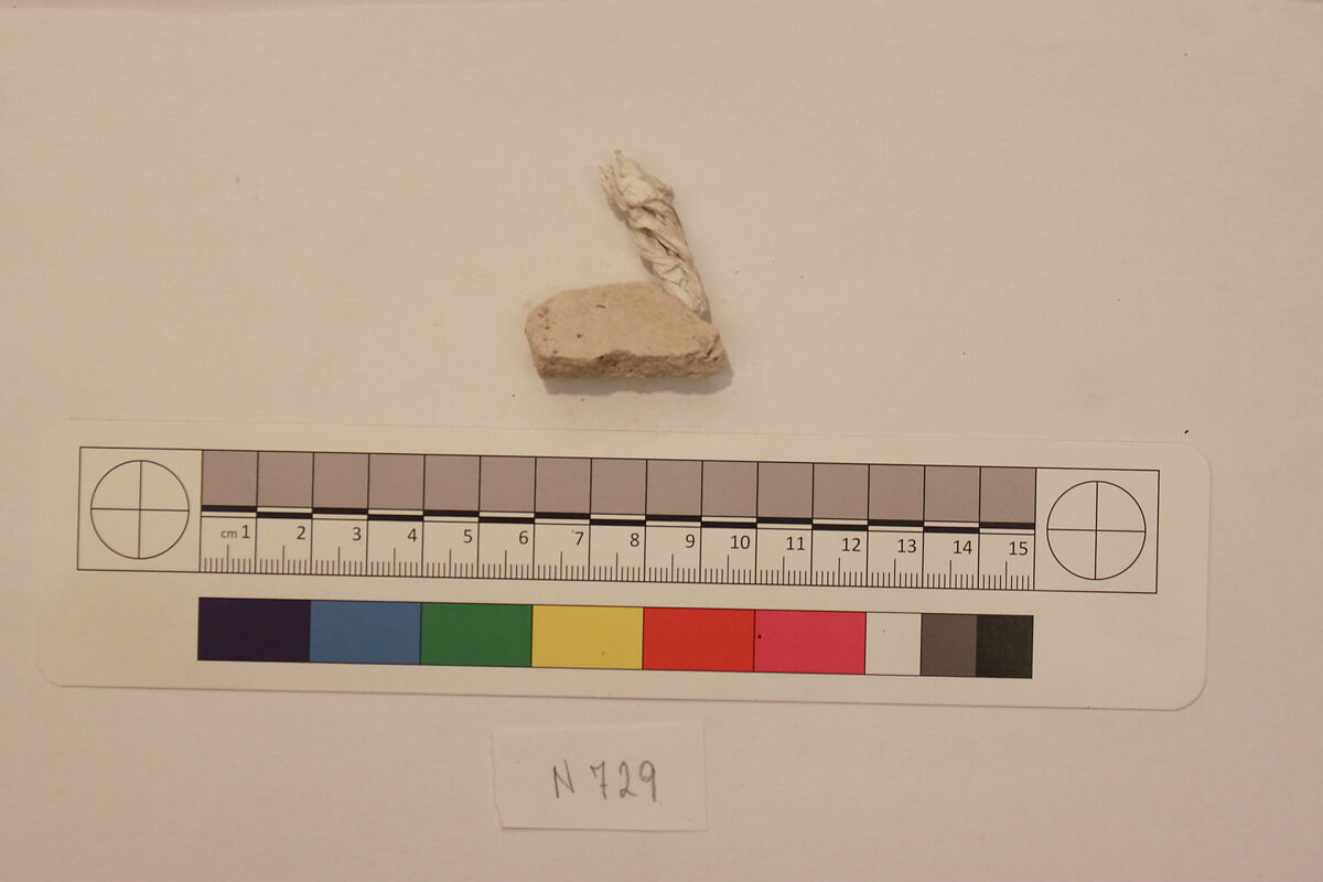 Stucco Fragment, Stucco; carved, painted (?)
