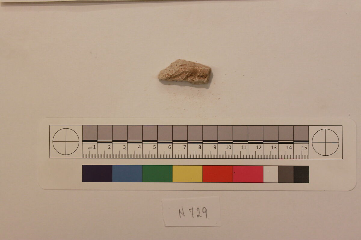 Stucco Fragment, Stucco; carved, painted (?) 