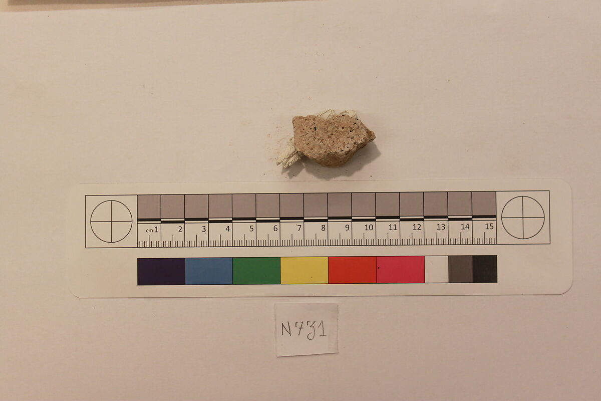 Stucco Fragment, Stucco; carved