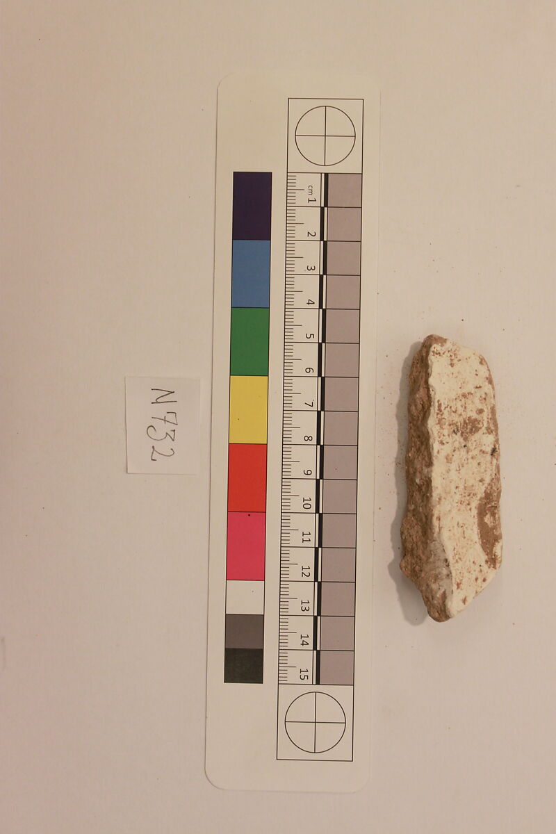 Stucco Fragment, Stucco; carved