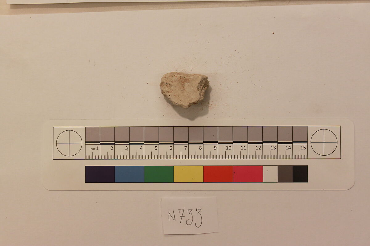 Stucco Fragment, Stucco; carved