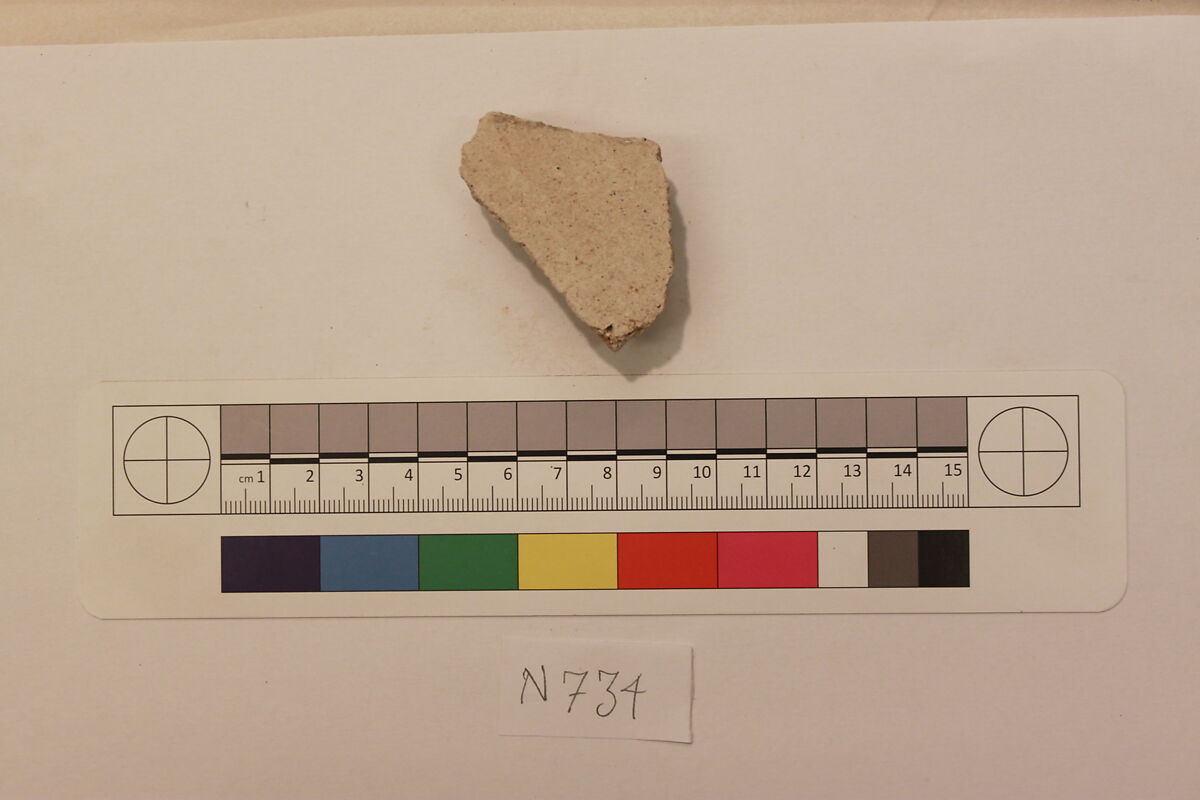 Stucco Fragment, Stucco; carved