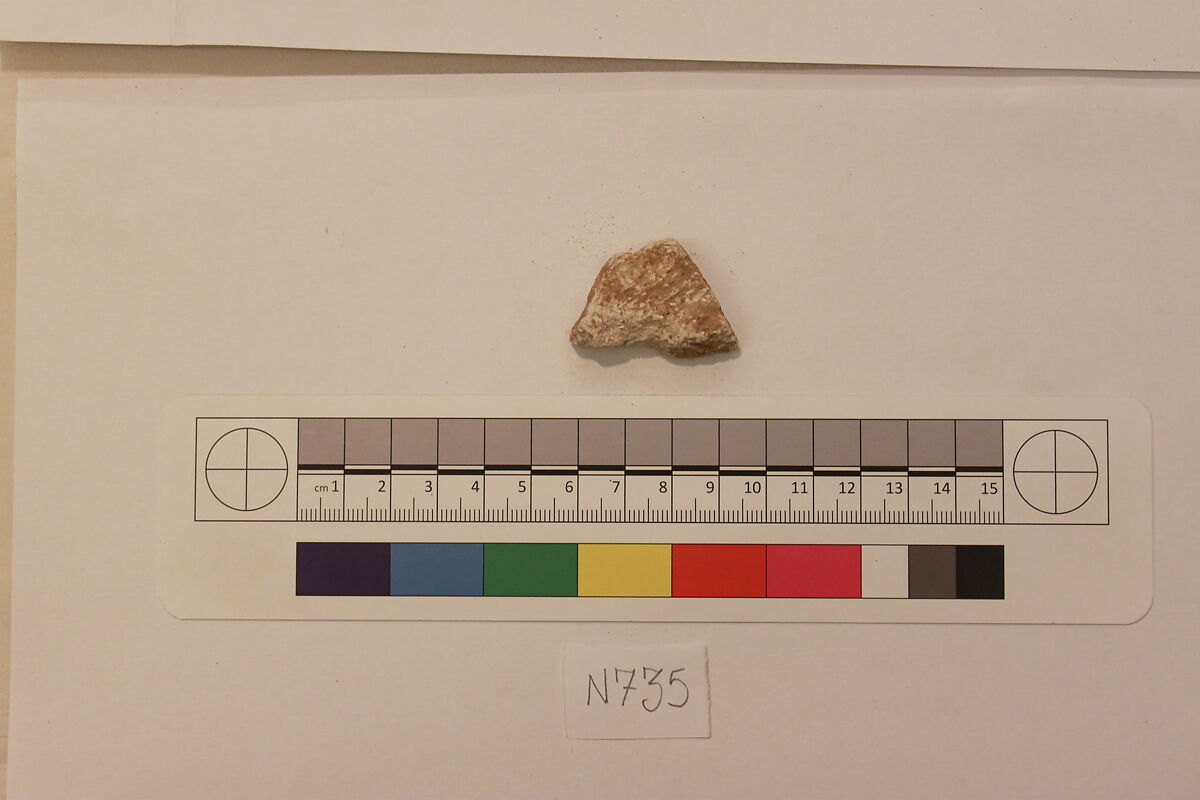 Stucco Fragment, Stucco; carved 