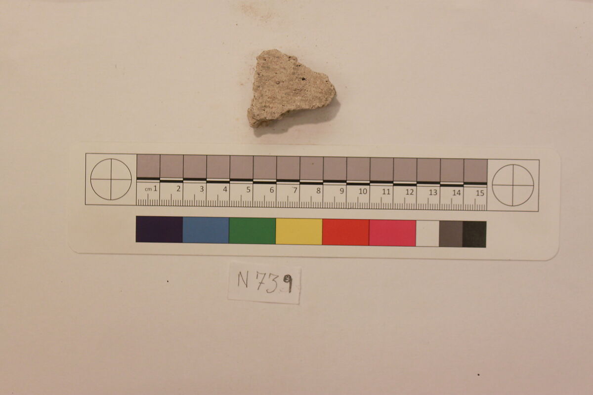 Stucco Fragment, Stucco; carved