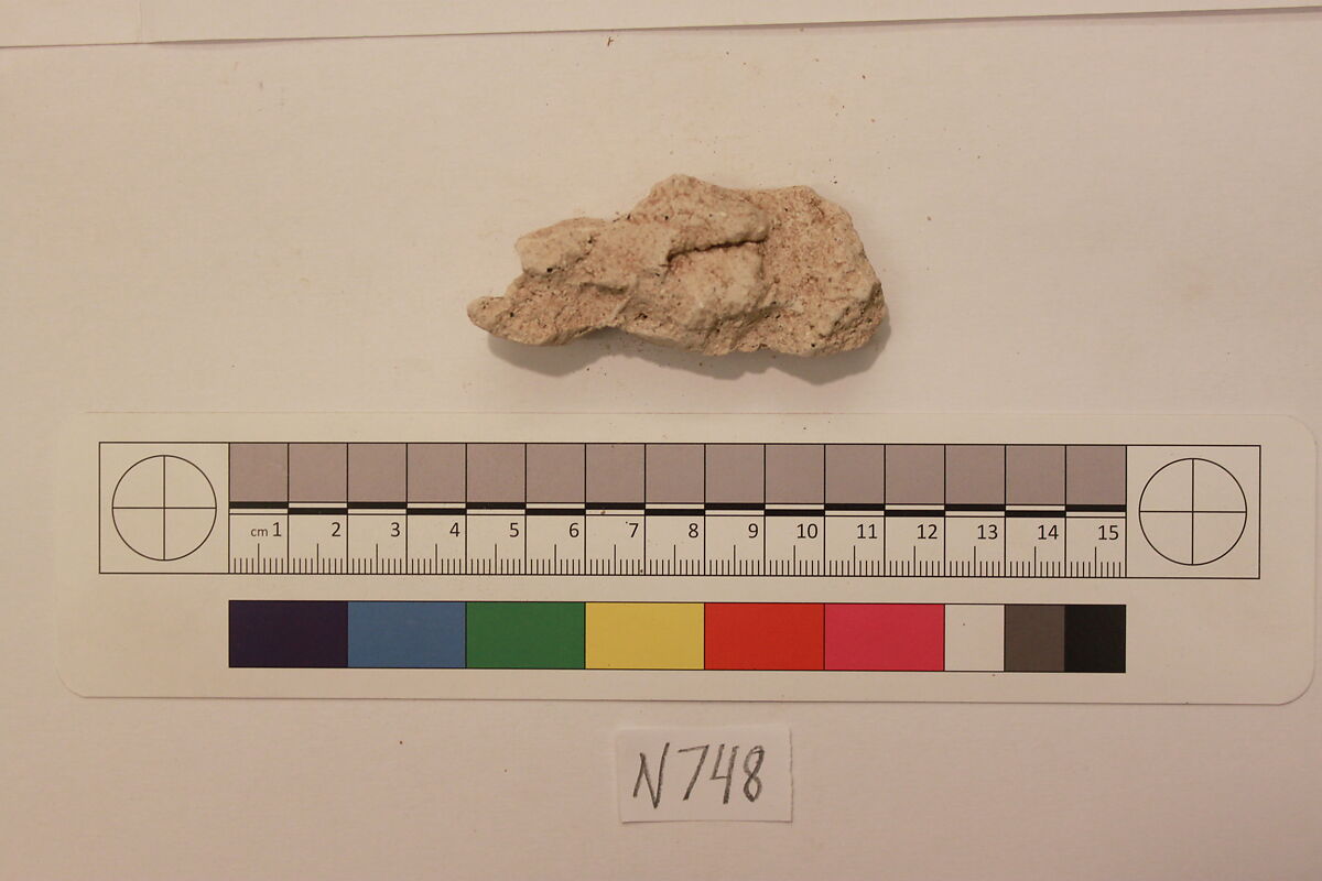 Stucco Fragment, Stucco; carved