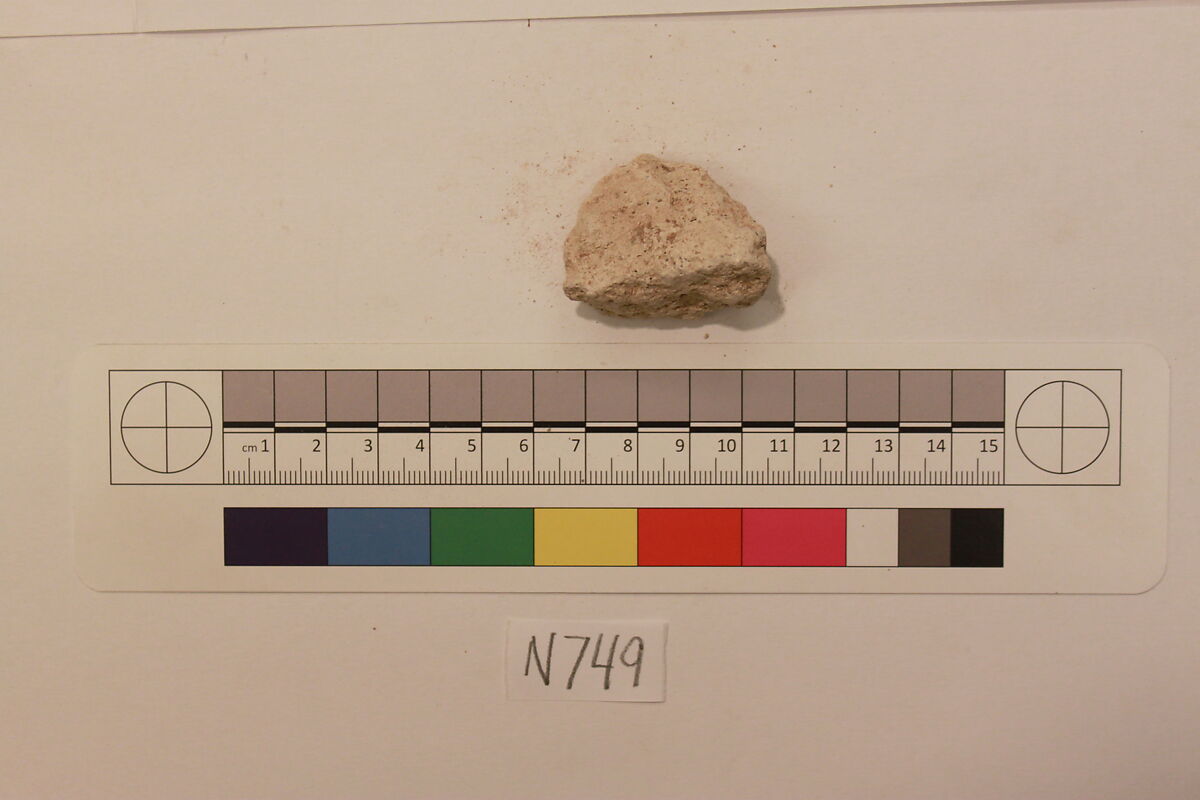 Stucco Fragment, Stucco; carved