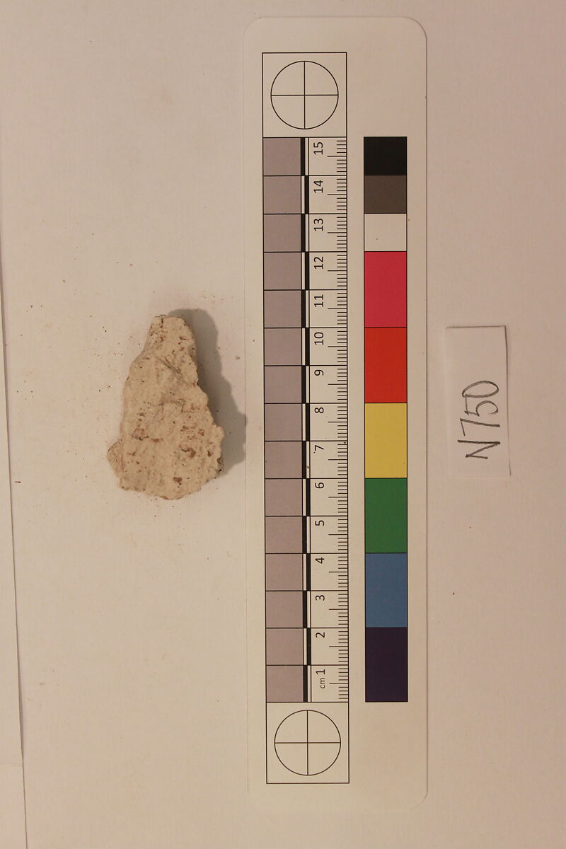 Stucco Fragment, Stucco; carved