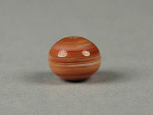 Ojime, Agate bead, Japan